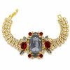 Diamond Sky Jewelry Apyrankė „Aurora (Dark Pilkas Ignite / Light Siam)“ su Swarovski™ kristalais