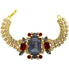Diamond Sky Jewelry Apyrankė „Aurora (Dark Pilkas Ignite / Light Siam)“ su Swarovski™ kristalais