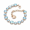 Diamond Sky Jewelry Apyrankė moterims DiamondSky „Classic IV (Light Sapphire Shimmer)“ su Swarovski kristalais