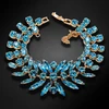 Diamond Sky Jewelry Apyrankė moterims DiamondSky „Krištolinis gundymas (Aqua Bohemica)“ su Preciosa kristalais