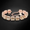 Diamond Sky Jewelry Apyrankė moterims DiamondSky „Imperial (Golden Shadow)“ su Swarovski kristalais