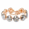 Diamond Sky Jewelry Apyrankė moterims DiamondSky „Glare IV (Dark Pilkas)“ su Swarovski karoliukais