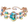 Diamond Sky Jewelry Apyrankė moterims DiamondSky „Akrus (Aurora Borealis)“ su Swarovski kristalais