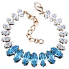Diamond Sky Jewelry Apyrankė moterims DiamondSky „Ornella (Aquamarine Mėlyna)“ su Swarovski kristalais