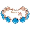 Diamond Sky Jewelry Apyrankė moterims DiamondSky „Vortex (Electric Mėlyna Ignite)“ su Swarovski kristalais