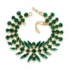Diamond Sky Jewelry Apyrankė moterims DiamondSky „Krištolinis gundymas (Emerald)“ su Preciosa kristalais