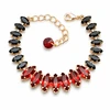Diamond Sky Jewelry Apyrankė moterims DiamondSky „Ornella (Light Siam / Jet)“ su Swarovski kristalais