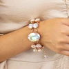 Diamond Sky Jewelry Apyrankė moterims DiamondSky „Akrus (Aurora Borealis)“ su Swarovski kristalais