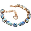 Diamond Sky Jewelry Apyrankė moterims DiamondSky „Chic II (Light Sapphire Shimmer)“ su Swarovski kristalais