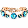 Diamond Sky Jewelry Apyrankė moterims DiamondSky „Akinantis Spindesys (Bermuda Mėlyna)“ su Preciosa® kristalais