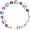 Diamond Sky Jewelry Apyrankė moterims DiamondSky „Vortex II (Aurora Borealis / Fuchsia)“ su Preciosa kristalais