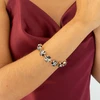 Diamond Sky Jewelry Apyrankė moterims DiamondSky „Vortex (Nightfall)“ su Preciosa kristalais