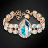 Diamond Sky Jewelry Apyrankė moterims DiamondSky „Celestial Drop II (Aurora Borealis)“ su Swarovski karoliukais