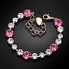 Diamond Sky Jewelry Apyrankė moterims DiamondSky „Klasika II (Light Rose, Crystal)“ su Swarovski karoliukais