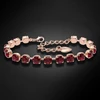 Diamond Sky Jewelry Apyrankė moterims DiamondSky „Klasika III (Ruby)“ su Swarovski kristalais