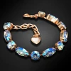 Diamond Sky Jewelry Apyrankė moterims DiamondSky „Chic II (Light Sapphire Shimmer)“ su Swarovski kristalais