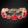 Diamond Sky Jewelry Apyrankė moterims DiamondSky „Akinantis Spindesys (Light Siam)“ su Preciosa kristalais