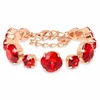 Diamond Sky Jewelry Apyrankė moterims DiamondSky „Akinantis Spindesys (Light Siam)“ su Preciosa kristalais