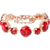 Diamond Sky Jewelry Apyrankė moterims DiamondSky „Akinantis Spindesys (Light Siam)“ su Preciosa kristalais