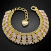 Diamond Sky Jewelry Apyrankė moterims DiamondSky „Dangiškas Šnabždesys (Rose Vanduo Opal)“ su Preciosa® kristalais