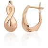 Diamond Sky Jewelry Auksiniai auskarai „Auksinis Aštuoniukas IV“