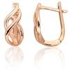 Diamond Sky Jewelry Auksiniai auskarai „Begalybės Linijos“