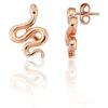 Diamond Sky Jewelry Auksiniai auskarai-vinukai „Gyvatė II“