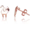 Diamond Sky Jewelry Auksiniai auskarai-vinukai „Katė II“