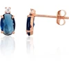 Diamond Sky Jewelry Auksiniai auskarai-vinukai su cirkoniais „Venus“