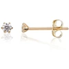 Diamond Sky Jewelry Auksiniai auskarai su cirkoniais „Juno Gold II“