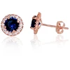 Diamond Sky Jewelry Auksiniai auskarai su cirkoniais „Širdys ir Strėlės III“