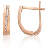 Diamond Sky Jewelry Auksiniai auskarai su cirkoniais „Aukso Raštas XIII“
