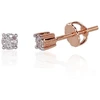 Diamond Sky Jewelry Auksiniai auskarai-vinukai su deimantais „Klasika“