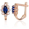Diamond Sky Jewelry Auksiniai auskarai su cirkoniais „Ferro XV“