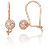 Diamond Sky Jewelry Auksiniai auskarai su cirkoniais „Auksinė Sfera II“