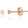 Diamond Sky Jewelry Auksiniai auskarai-vinukai su cirkoniais „Mažoji Princesė“