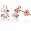Diamond Sky Jewelry Auksiniai auskarai su cirkoniais „Mouse“