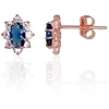 Diamond Sky Jewelry Auksiniai auskarai-vinukai su cirkoniais „Ferro VIII“