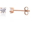 Diamond Sky Jewelry Auksiniai auskarai-vinukai su cirkoniais „Naujoji Klasika II“