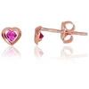 Diamond Sky Jewelry Auksiniai auskarai-vinukai su cirkoniais „Amor VII“
