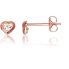 Diamond Sky Jewelry Auksiniai auskarai-vinukai su cirkoniais „Amor III“