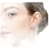Diamond Sky Jewelry Auksiniai auskarai su deimantais ir safyrais „Eternity II“