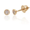 Diamond Sky Jewelry Auksiniai auskarai su deimantais „Juno Gold“