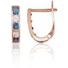Diamond Sky Jewelry Auksiniai auskarai su cirkoniais „Konfeti XI“