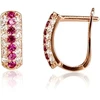 Diamond Sky Jewelry Auksiniai auskarai su cirkoniais „Benediktas II“