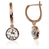 Diamond Sky Jewelry Auksiniai auskarai su cirkoniais „Auksinė Linija“