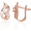 Diamond Sky Jewelry Auksiniai auskarai su cirkoniais „Melody X“