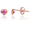 Diamond Sky Jewelry Auksiniai auskarai-vinukai su cirkoniais „Amor VII“