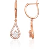 Diamond Sky Jewelry Auksiniai auskarai su cirkoniais „Vienna“