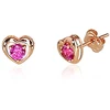 Diamond Sky Jewelry Auksiniai auskarai-vinukai su cirkoniais „Amor“